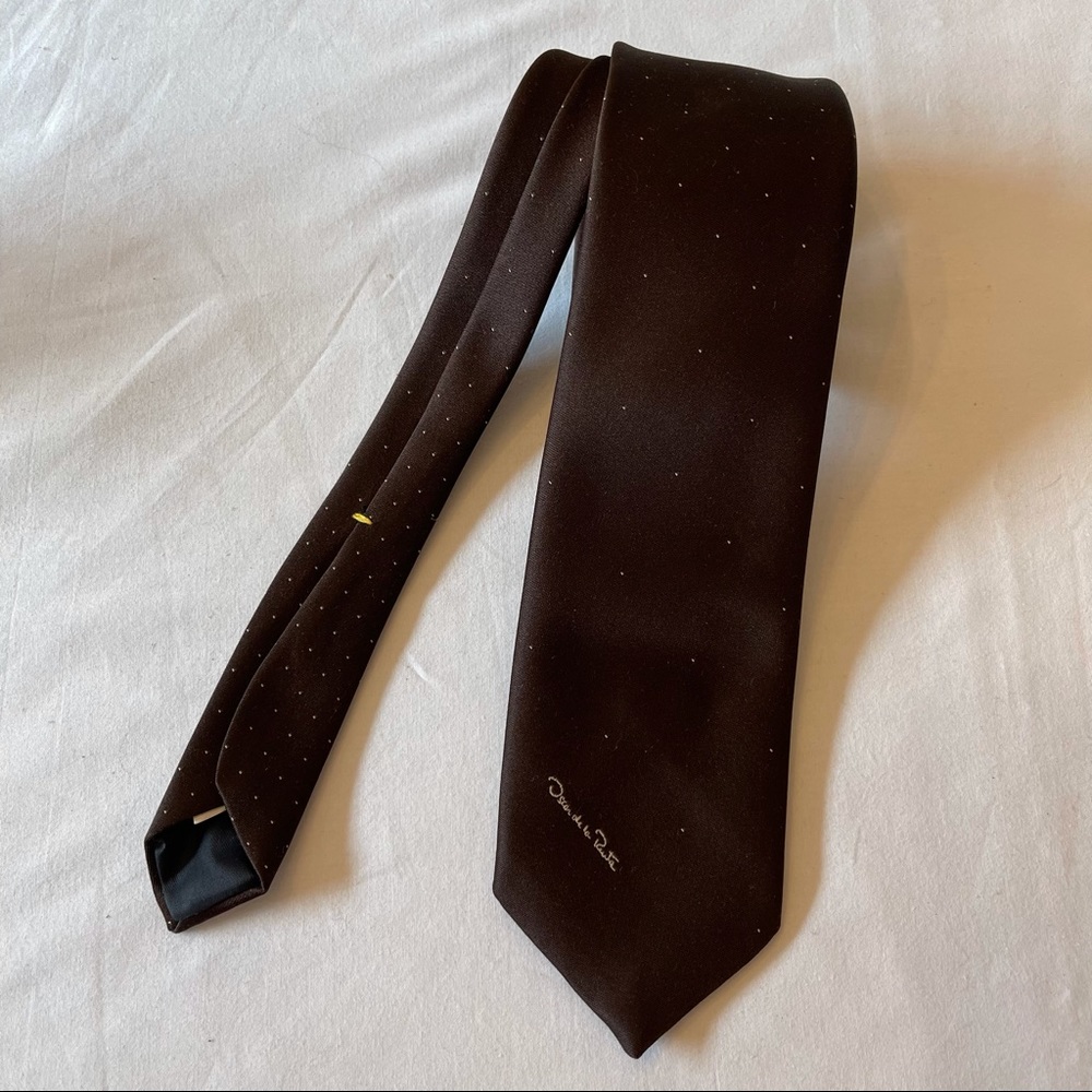 Oscar de la renta tie